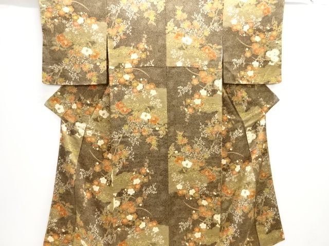 JAPANESE KIMONO / KOMON / MAPLE LEAVES